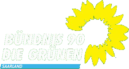 Logo B&uuml;ndnis 90/die Gr&uuml;nen Saarland