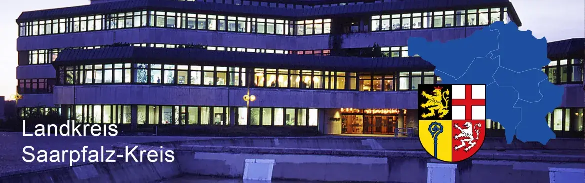 Blick auf das Landratsamt Saarpfalz-Kreis