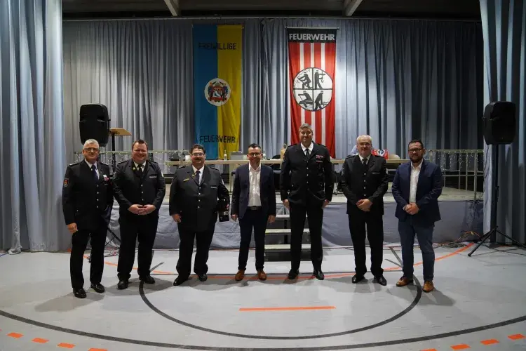 Die Neue Wehrführung der Feuerwehr Saarlouis