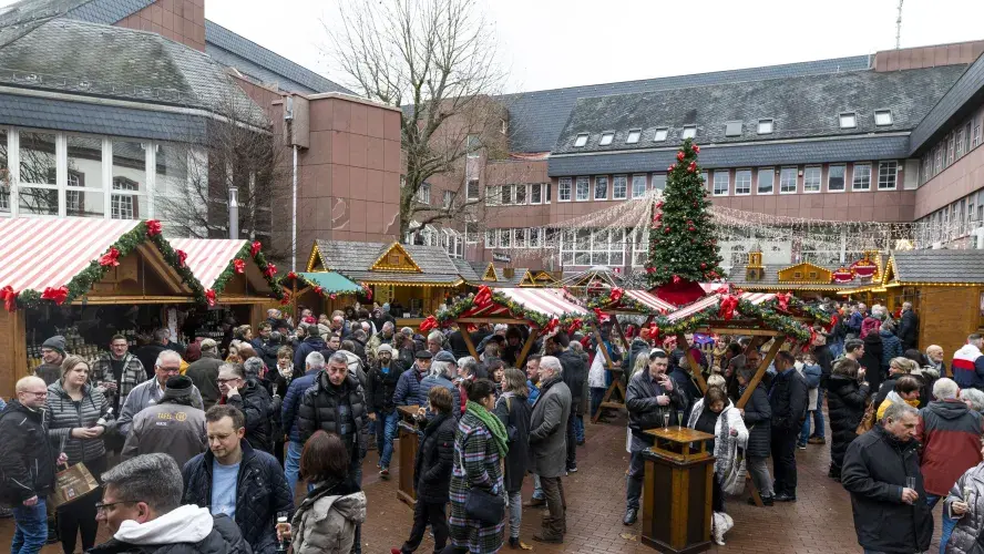 Heilig-Morgen-Party auf dem Merziger Weihnachtsmarkt