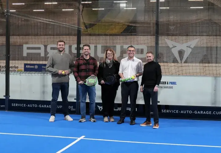 Eröffnung der Soccer & Padel Arena in Saarlouis