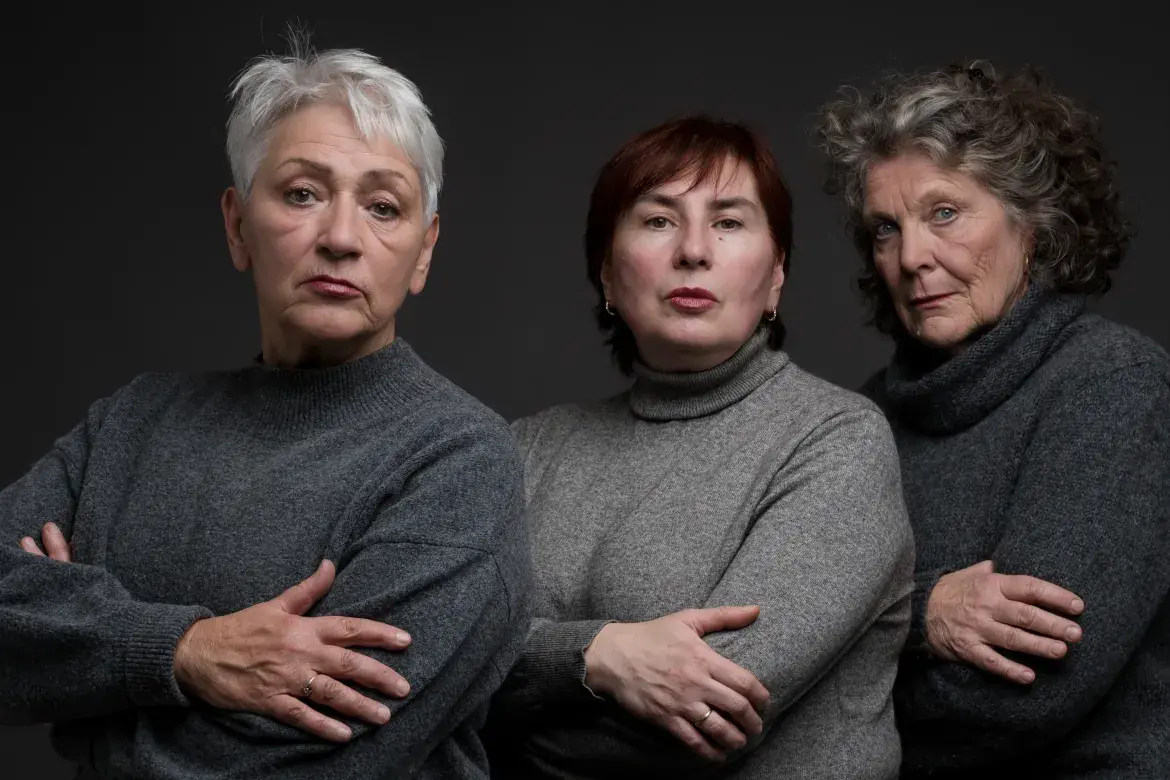 Amei Scheib, Marina Kavtaradze, Helga Diener (von links nach rechts) 