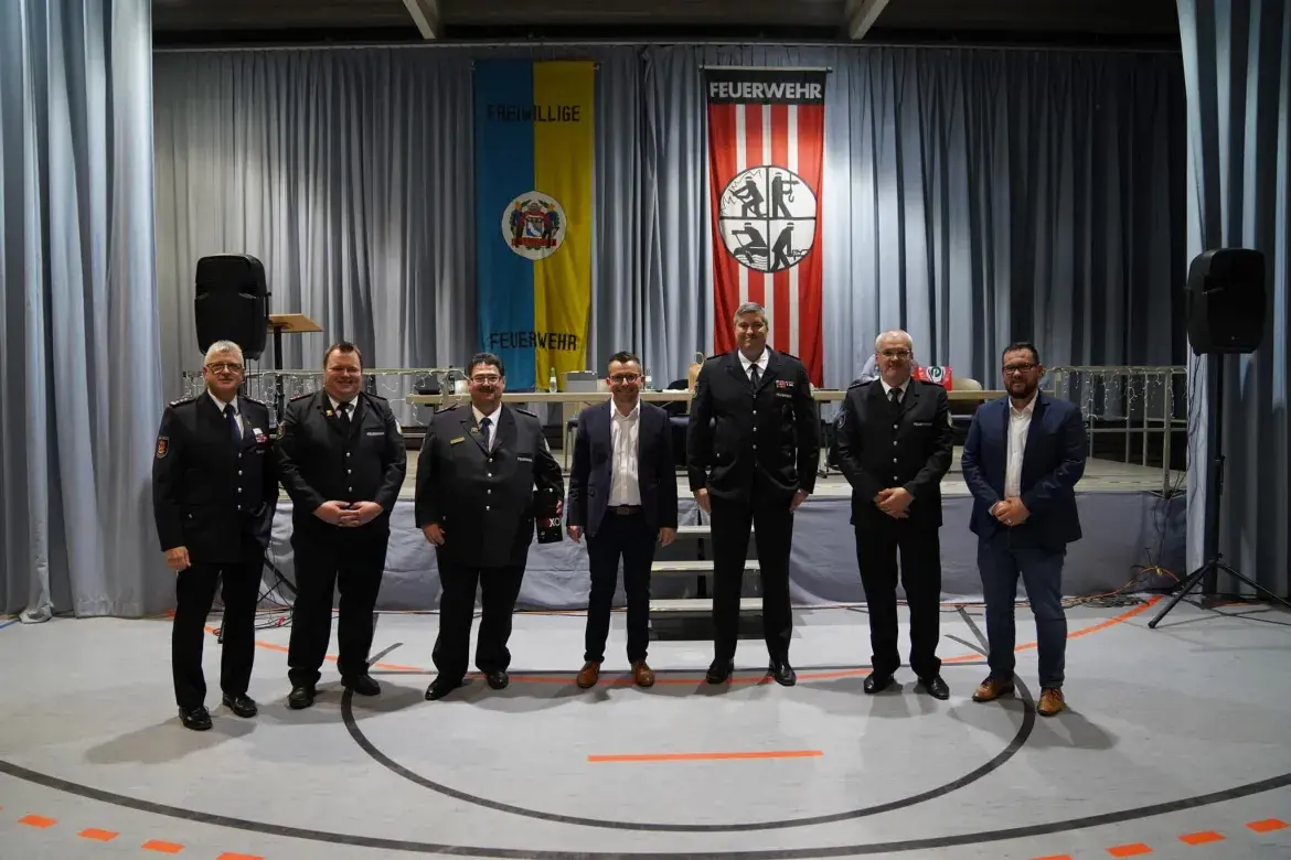 Die Neue Wehrführung der Feuerwehr Saarlouis