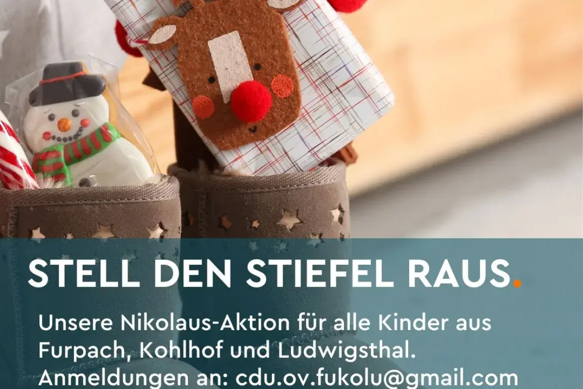 Stell den Stiefel raus