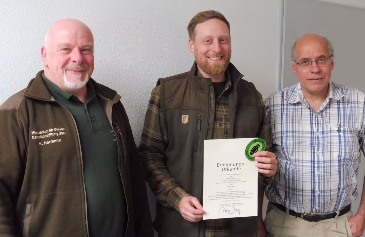 Umweltministerin Berg ernennt neuen ehrenamtlichen Naturwart