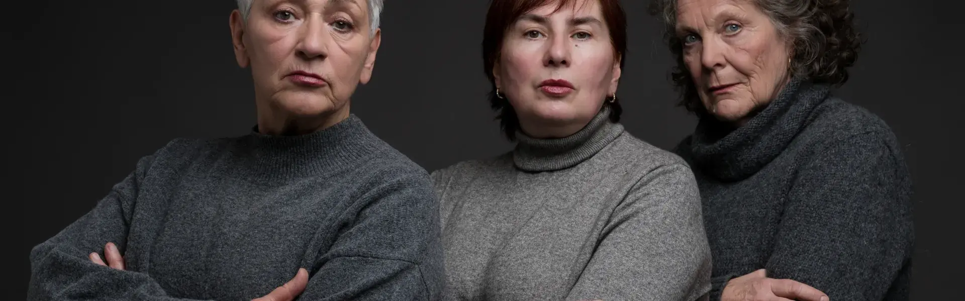 Amei Scheib, Marina Kavtaradze, Helga Diener (von links nach rechts) 