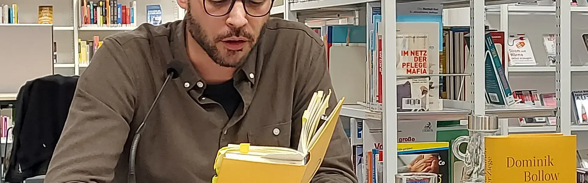 Lesung mit Dominik Bollow