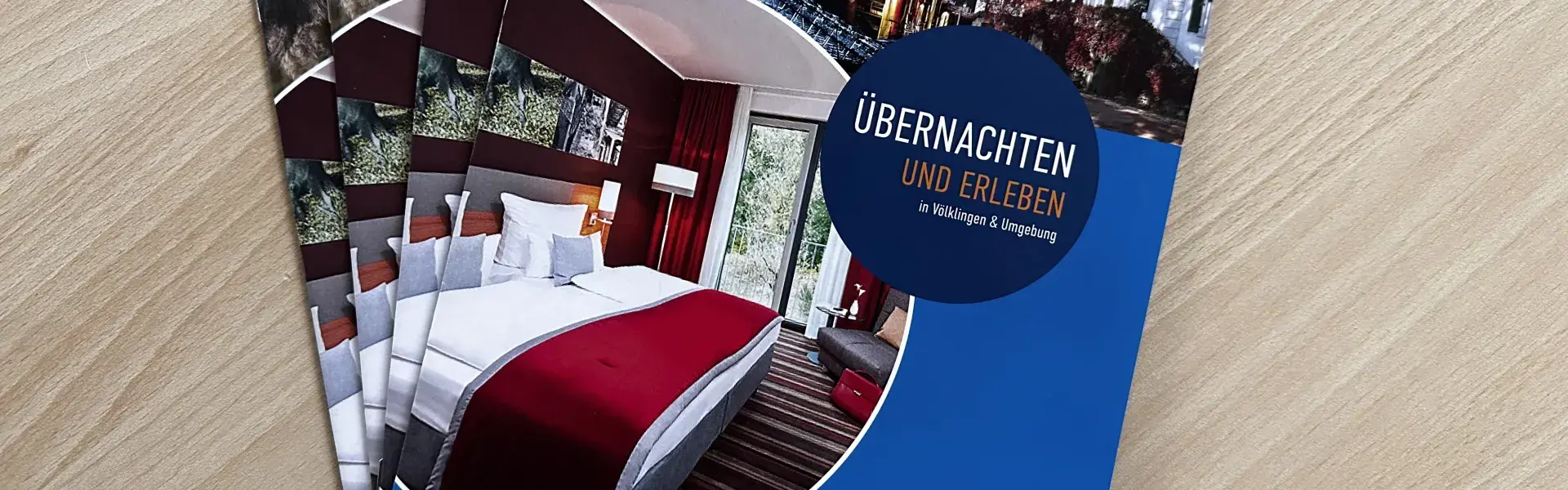 Übernachtungsbroschüre der Stadt Völklingen
