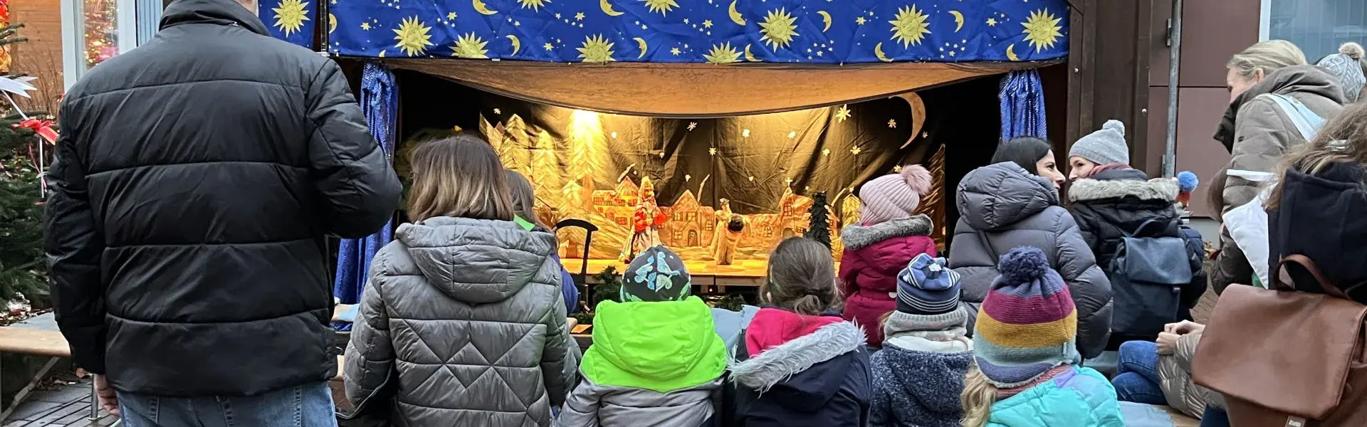 Marionettentheater auf dem Merziger Weihnachtmarkt
