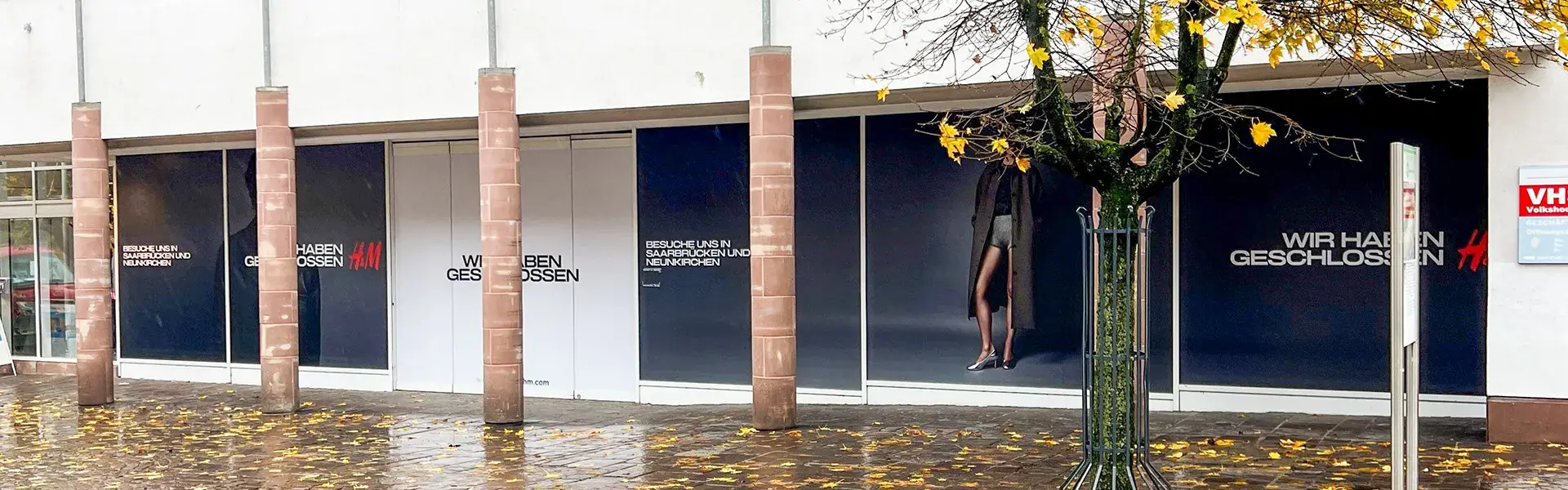 Leerstehendes H&M-Gebäude
