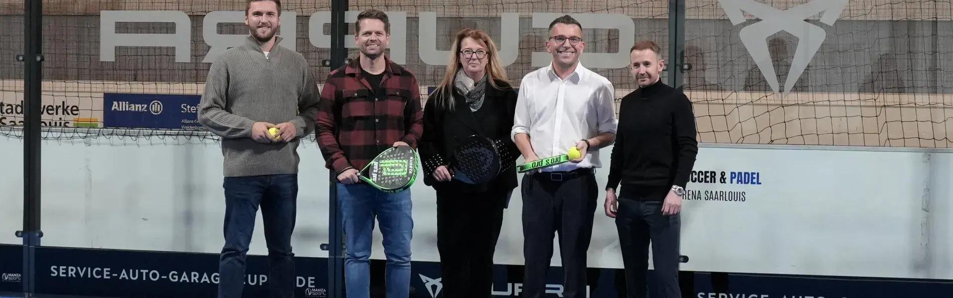Eröffnung der Soccer & Padel Arena in Saarlouis