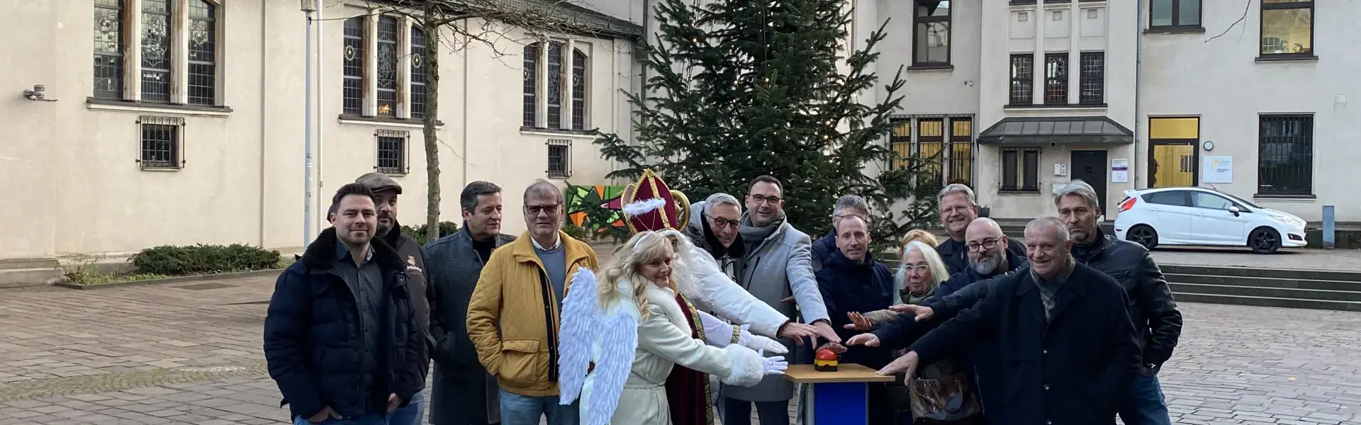 Weihnachtsbeleuchtung in Völklingen