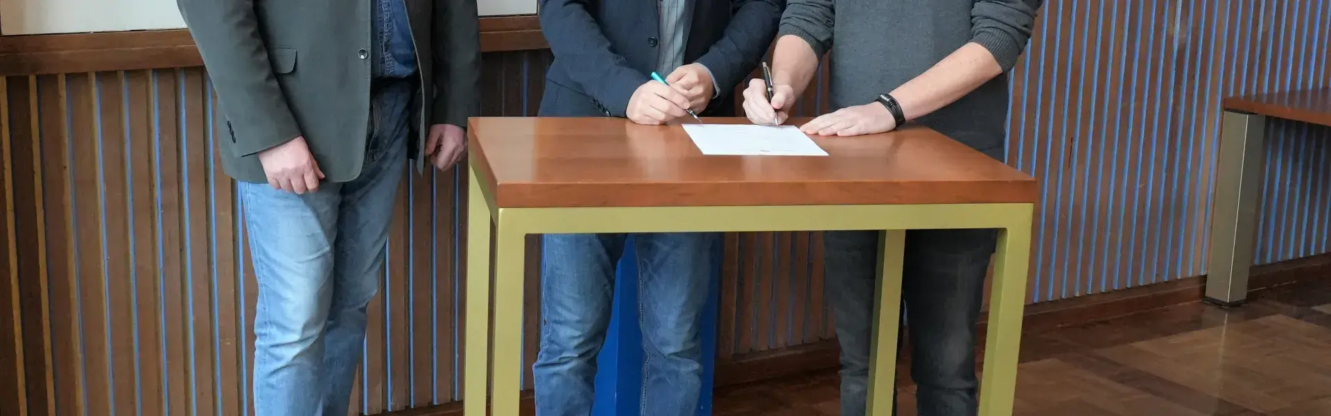 Unterzeichnung Mitgliedsantrag