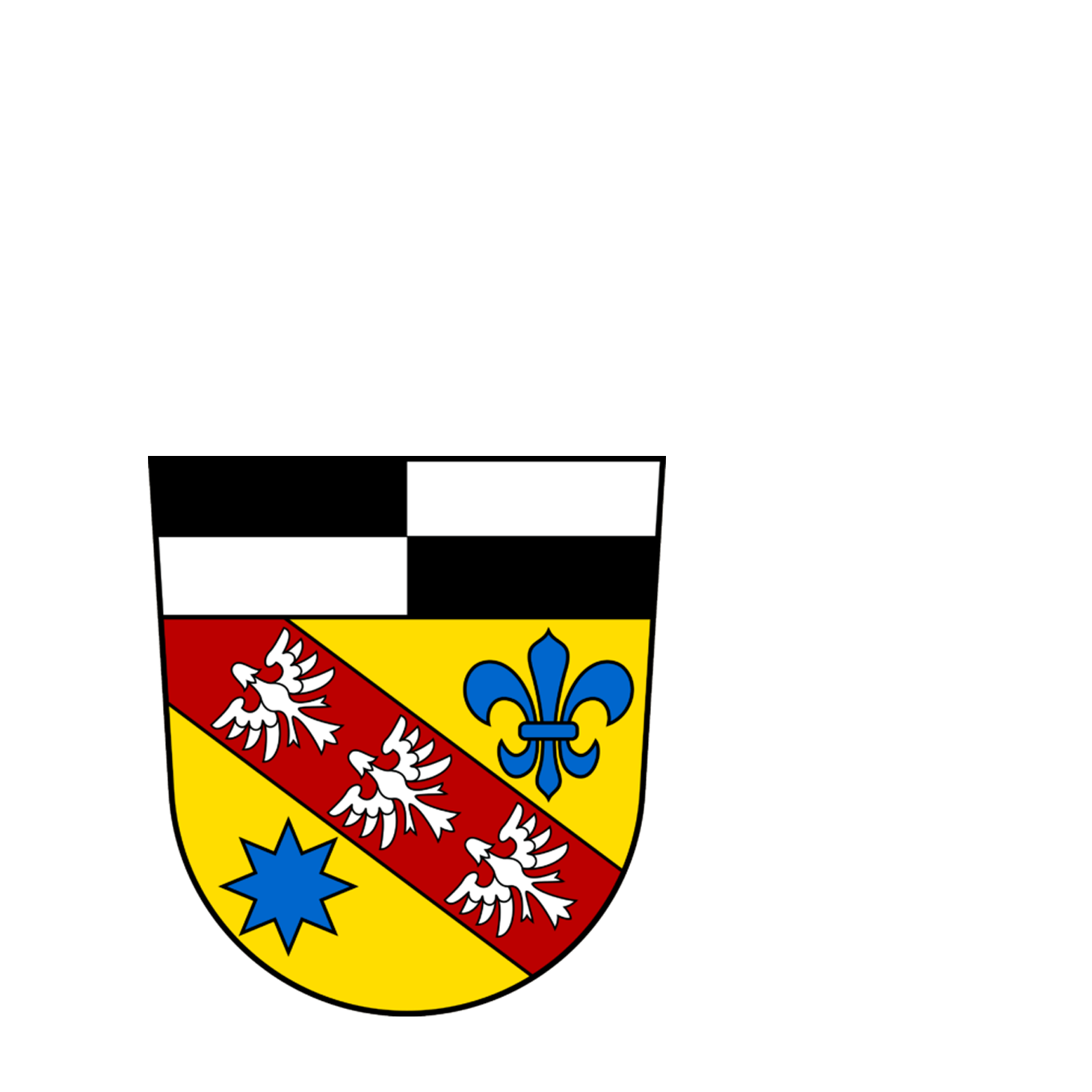 Wappen des Landkreis Saarlouis - © Landkreis Saarlouis